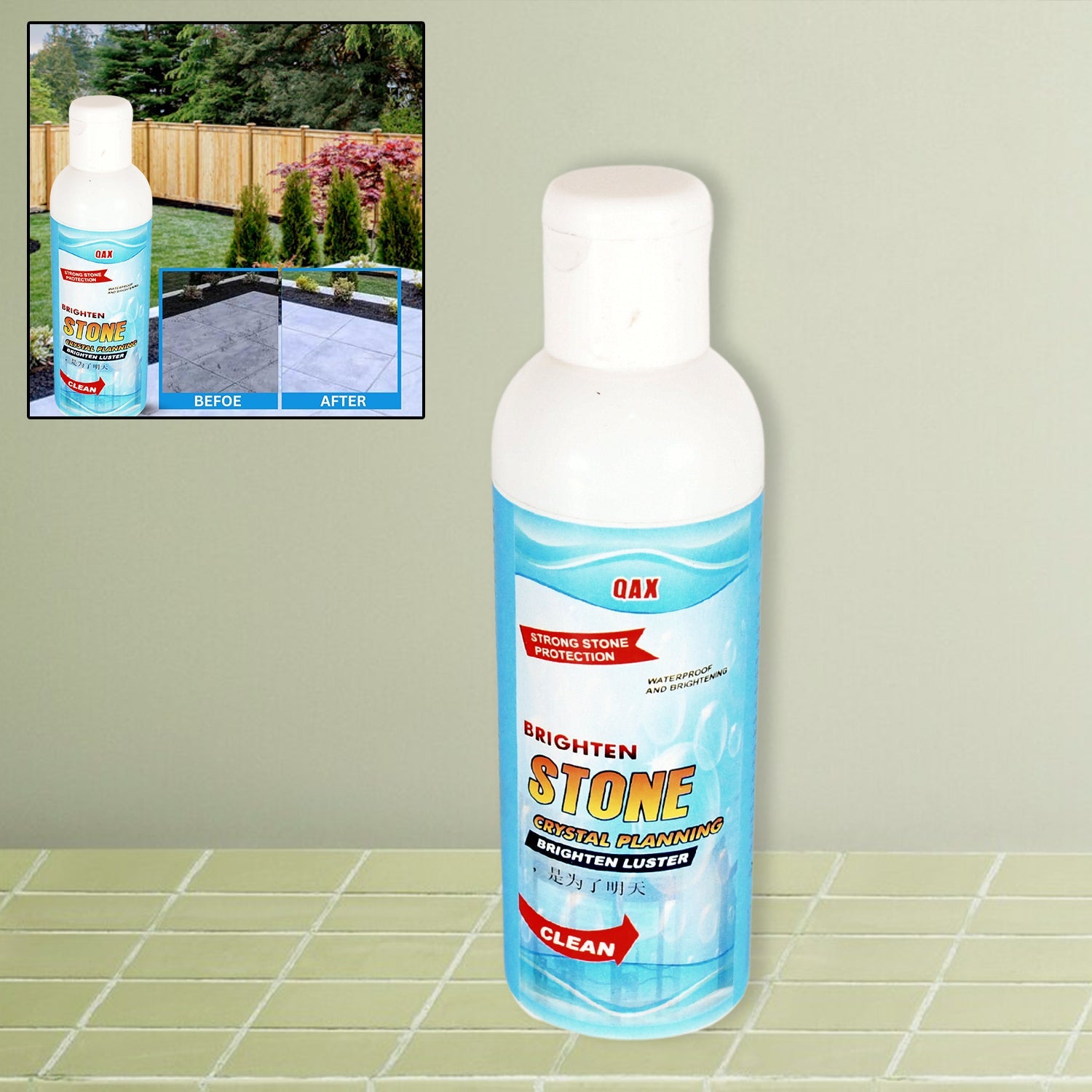 Stone Stain Remover Cleaner, Stone Crystal Plating Agent, Marble Stone Cleaner Polishes, Crystal Plating for Kitchen, Patio, Backyard Marble Cleaner and Polish (75 ML Approx / 1 pc) Stone Stain Remover Cleaner, Stone Crystal Plating Agent, Marble Stone Cleaner Polishes, Crystal Plating for Kitchen, Patio, Backyard Marble Cleaner and Polish (75 ML Approx / 1 pc)
